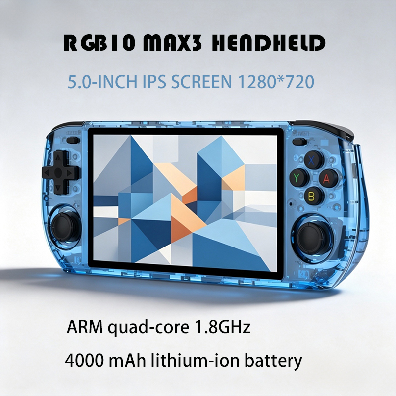 Retro Gaming Kiosk - RGB10 MAX3 5,0-Zoll IPS-Bildschirm 1280*720 RK3566