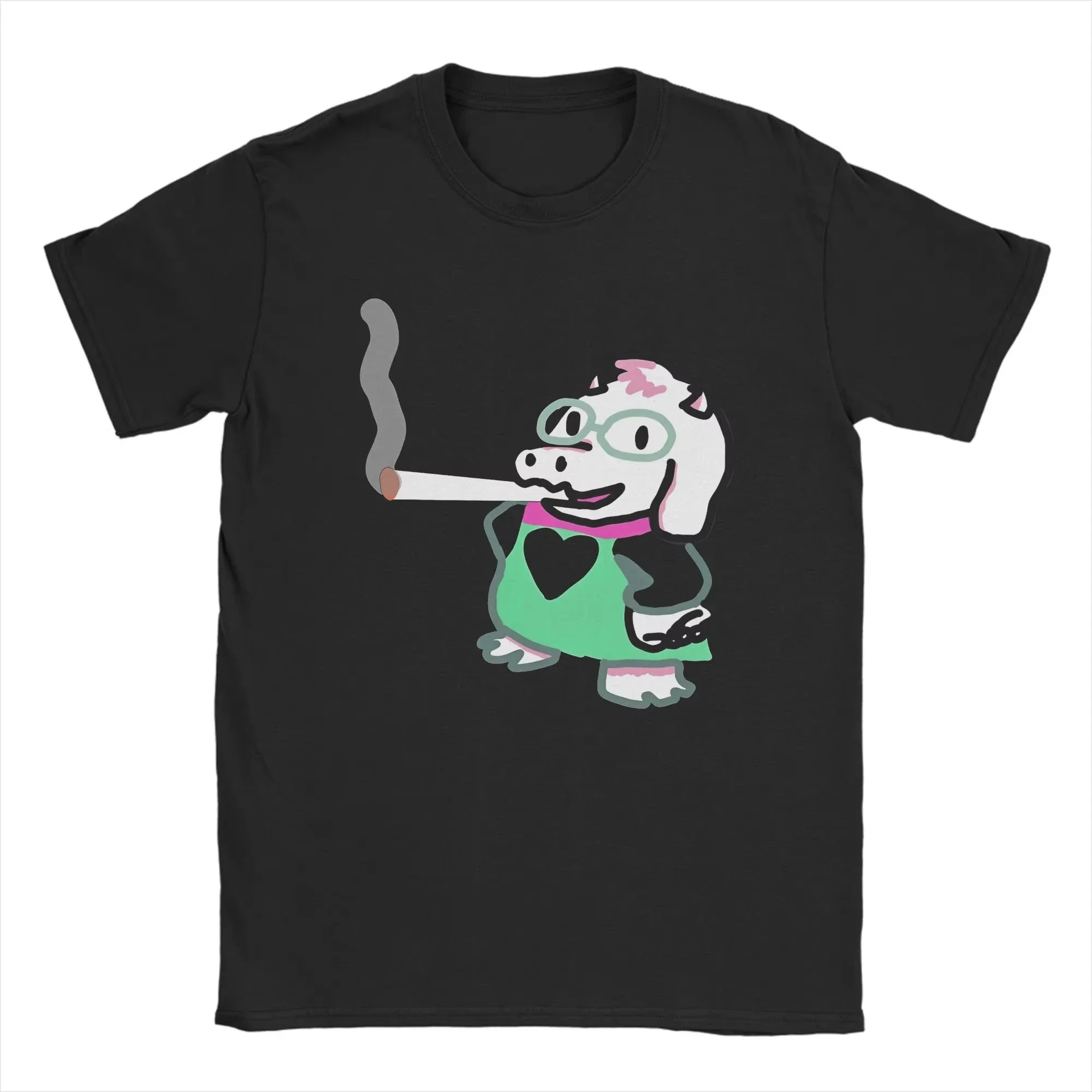 Retro Gaming T Shirt - Deltarune Spiel T-Shirt Beach Ralsei Blunt