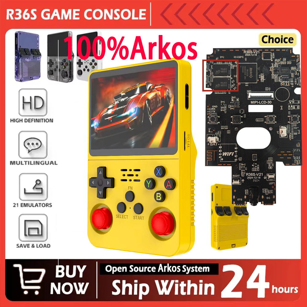 R36S Neue 100% Arkos System Re – Retro Gaming Kiosk Bewertung und Preis