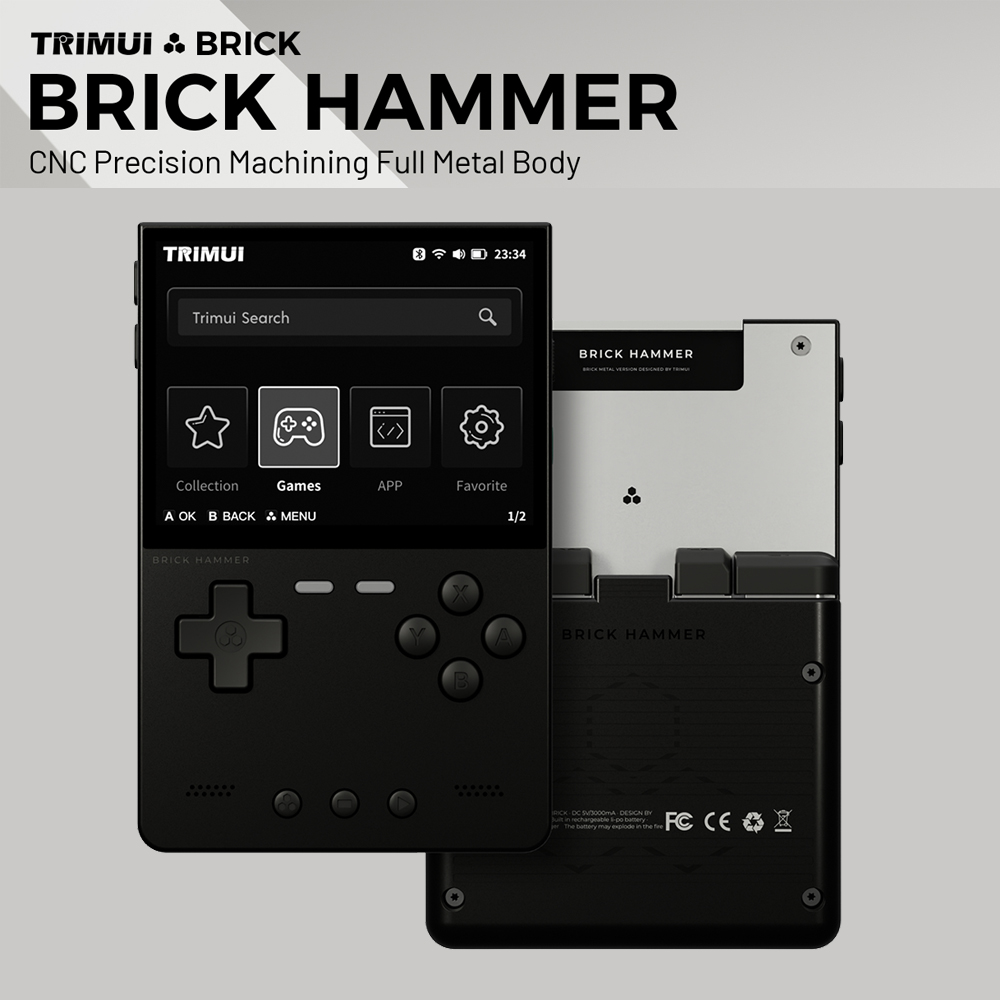 Metallgehäuse Trimui Brick Ham – Retro Gaming Kiosk Bewertung und Preis